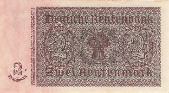 2 Rentenmark 1937 ro.167b D